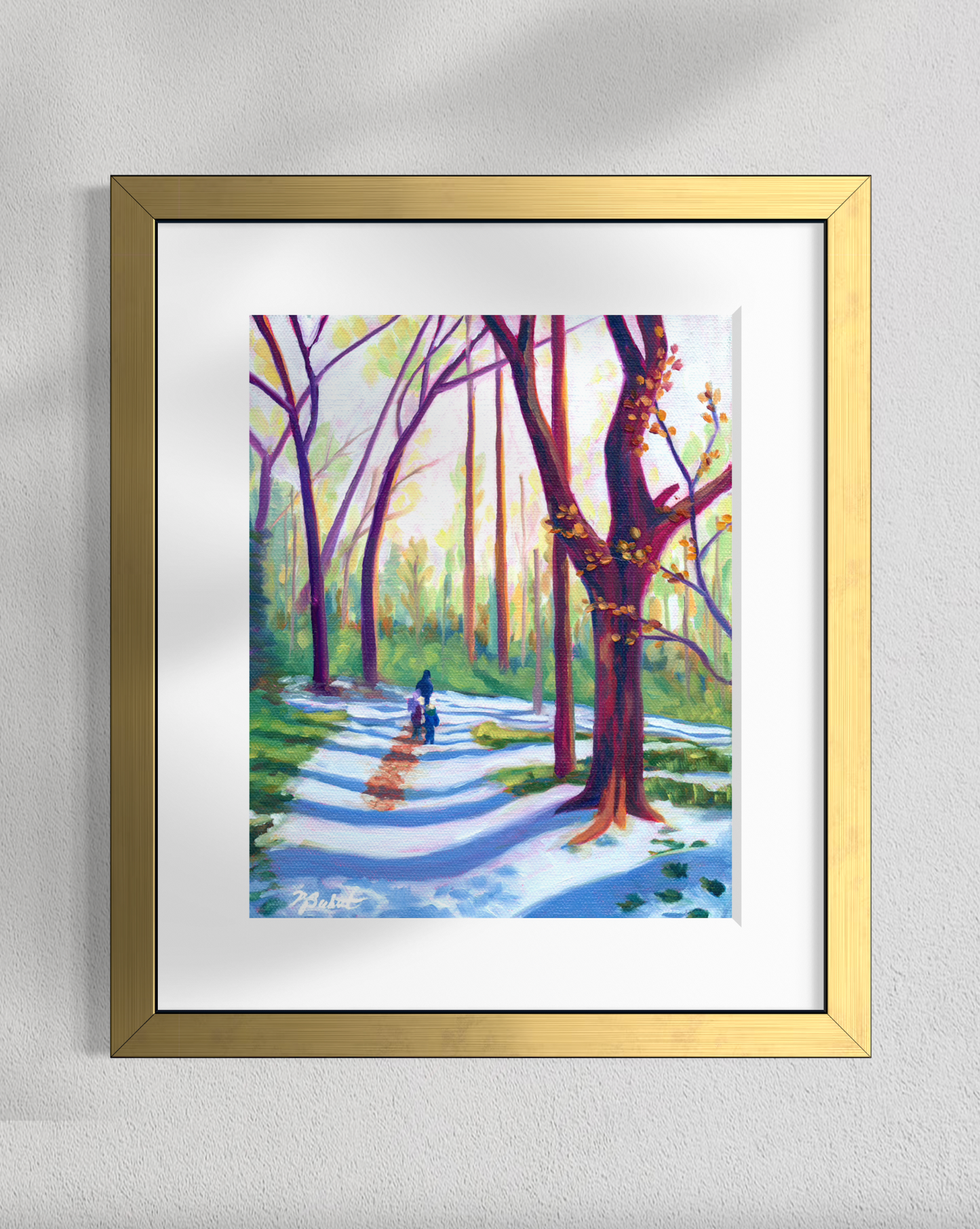 "Winter's Walk" Fine Art Prints