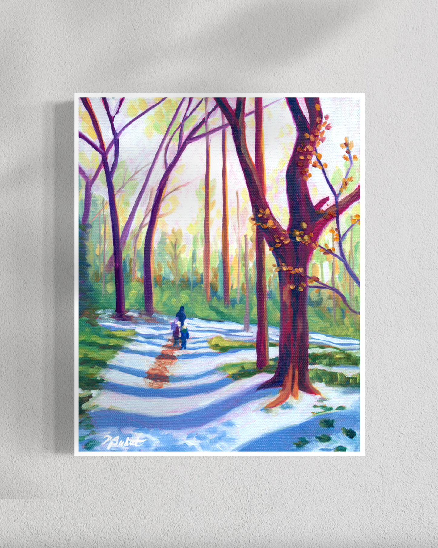"Winter's Walk" Fine Art Prints