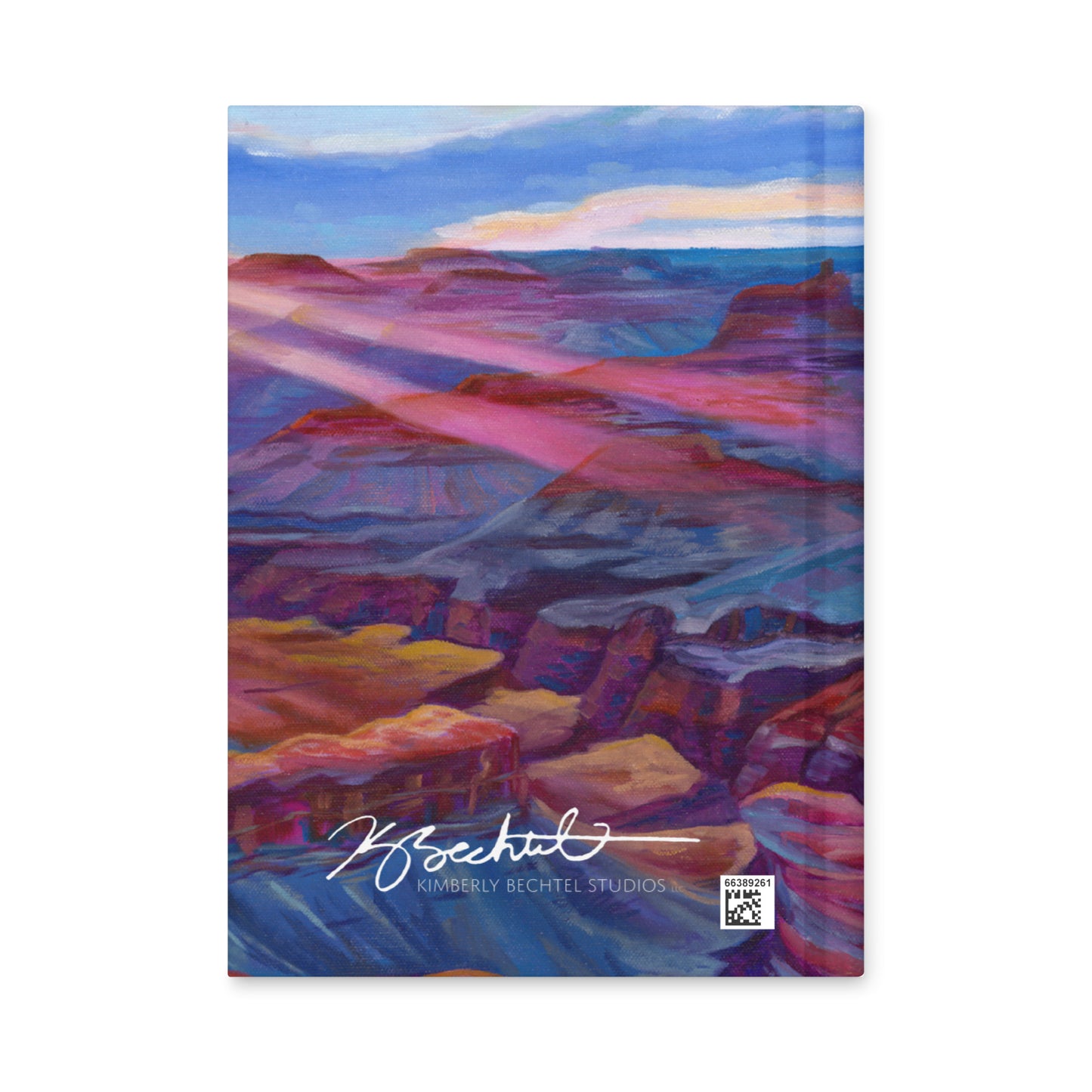 Journal with print of "Violet Rest"