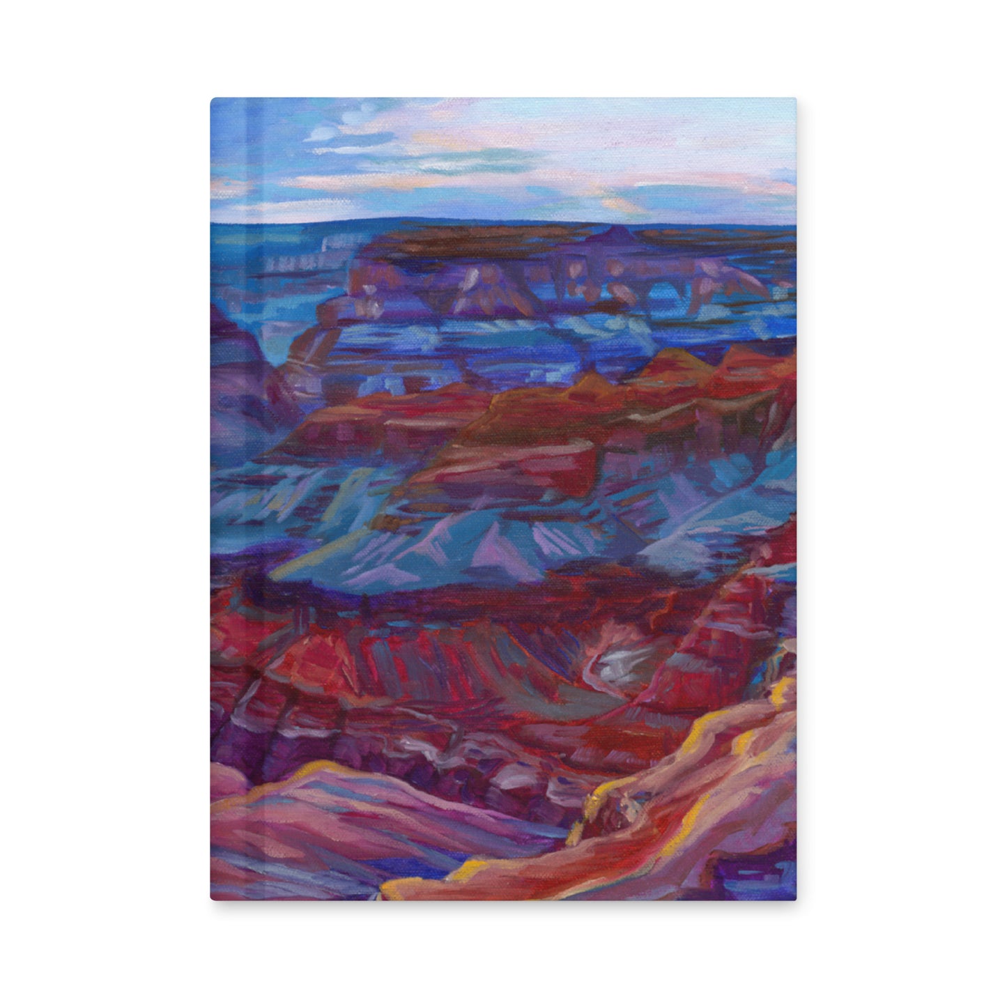 Journal with print of "Violet Rest"