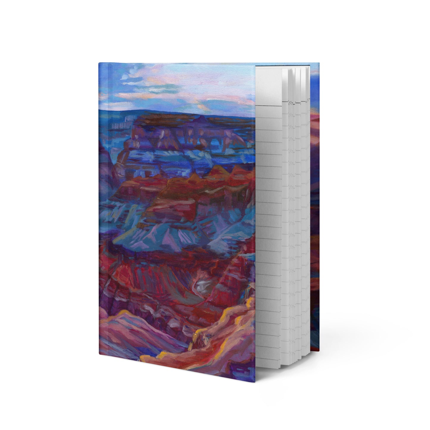 Journal with print of "Violet Rest"