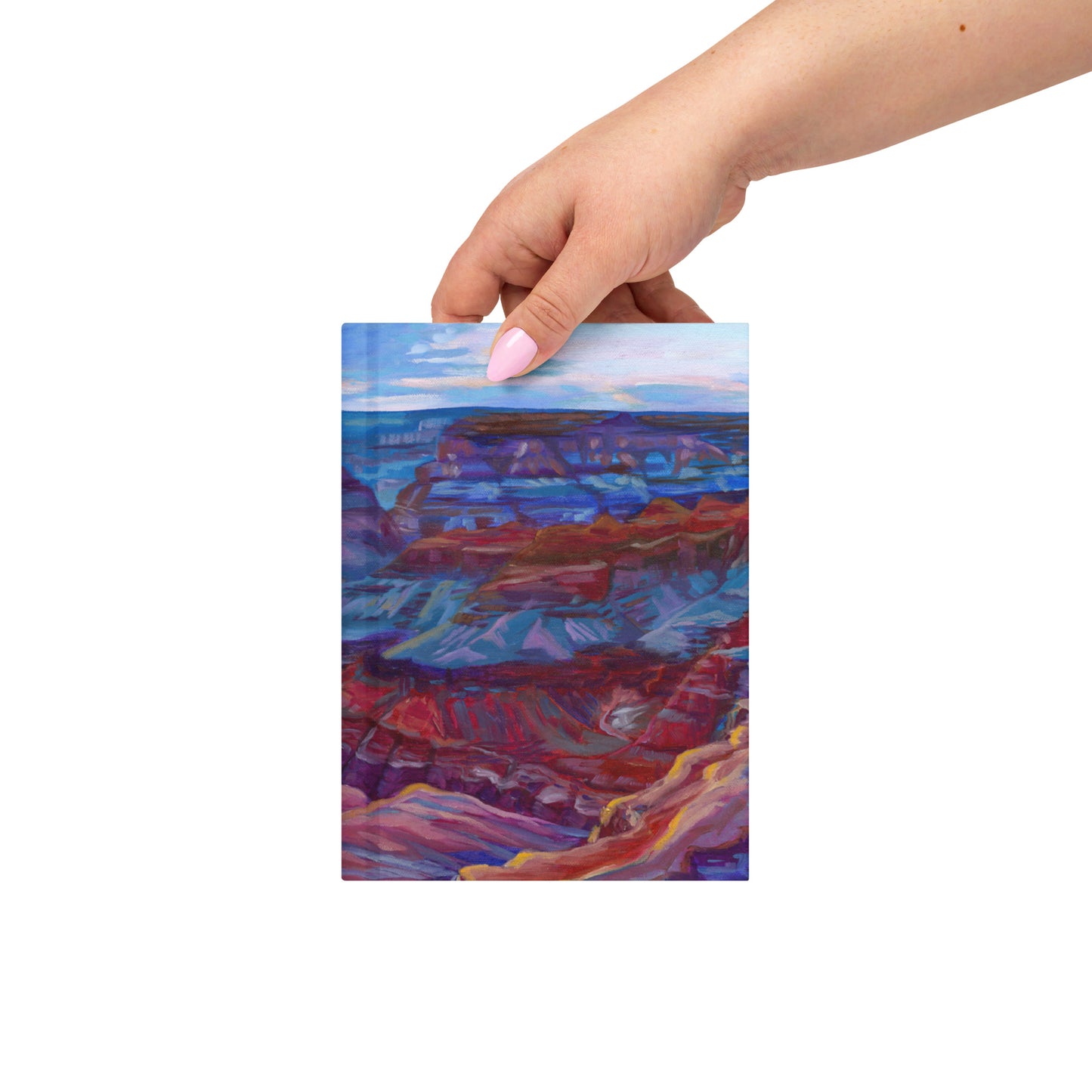 Journal with print of "Violet Rest"