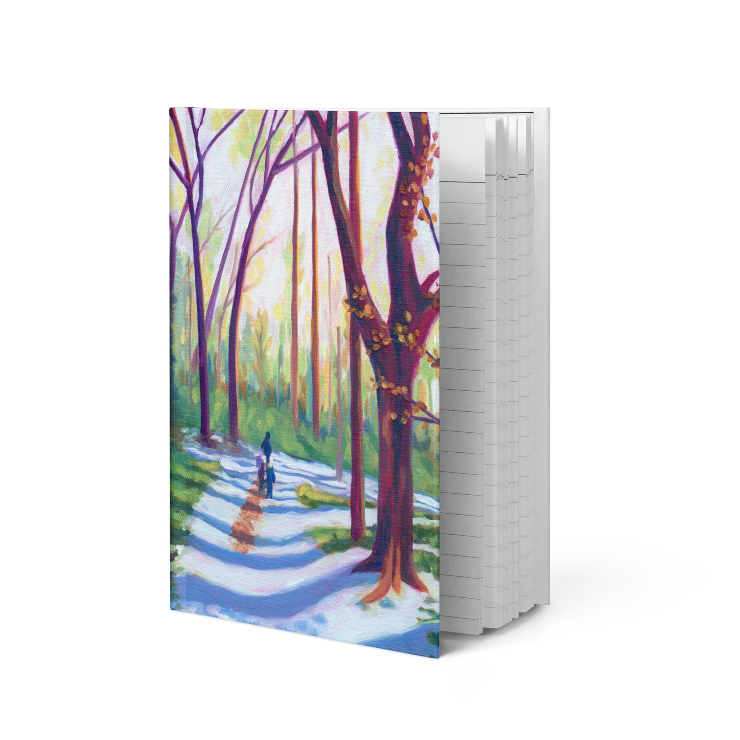 Journal with print of "Winter's Walk"