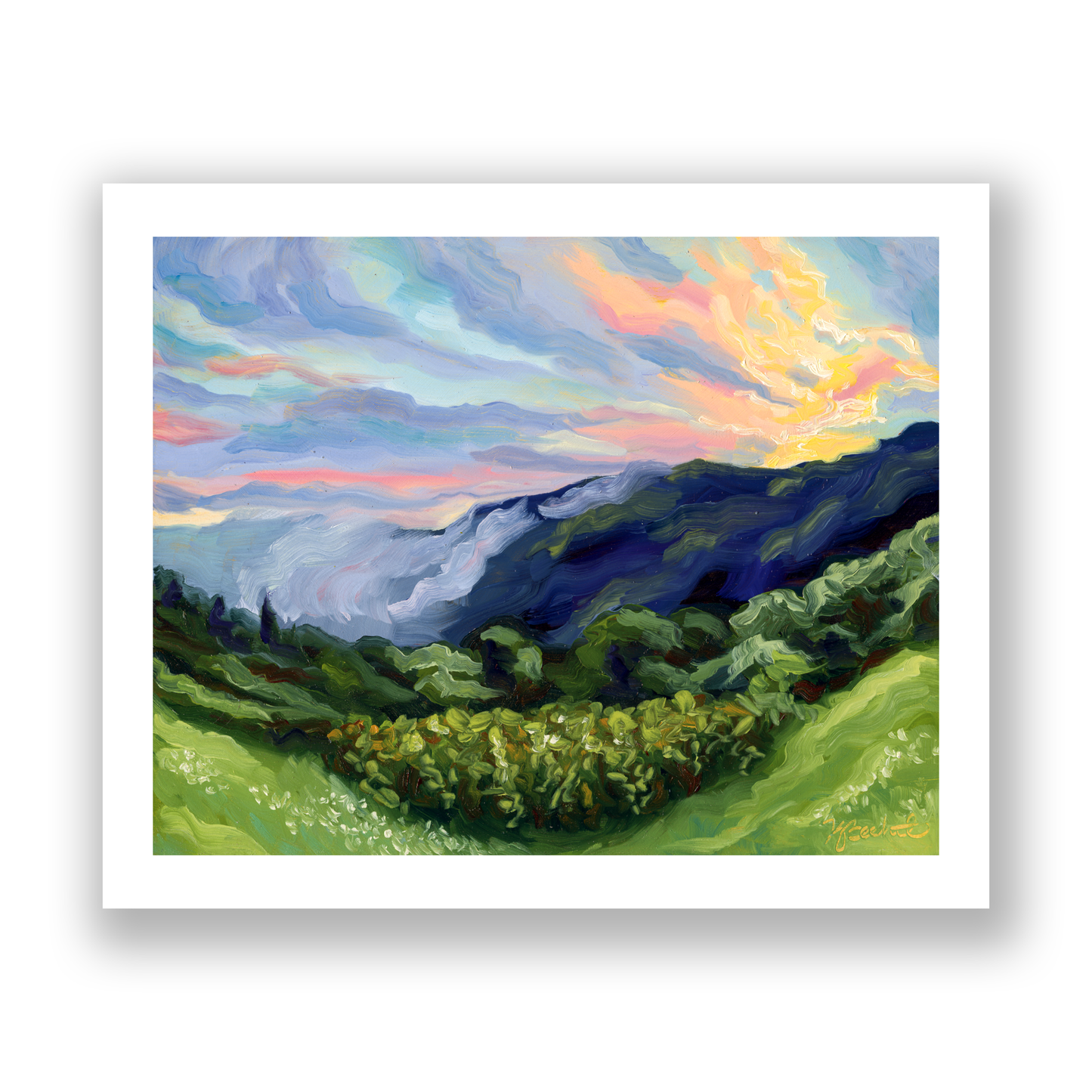 Fine Art Print of "Mountain Mist"